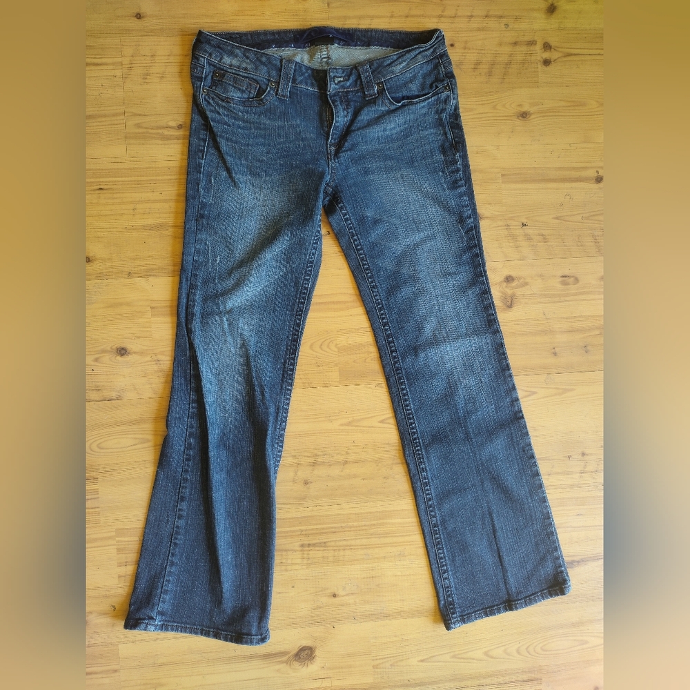 Refuge Blue Straight Leg Jeans Timeless Design